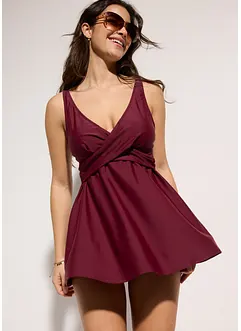 Tankini long (ens. 2 pces) encolure V, bonprix