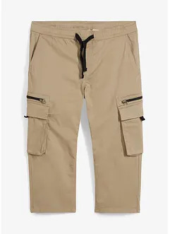 Pantalon jogger 3/4 avec poches cargo, Regular, bonprix
