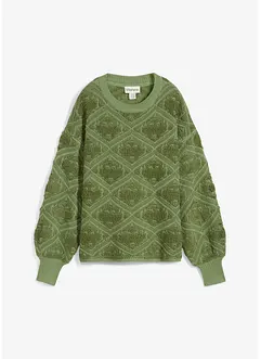 Pull en maille boxy, bonprix