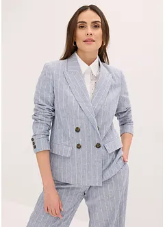 Blazer en lin majoritaire, bonprix