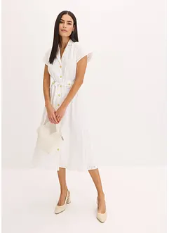 Robe-chemise en broderie anglaise, bonprix