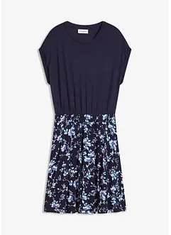 Robe en jersey avec jupe imprimée, bonprix