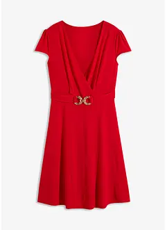 Robe en jersey à boucle décorative, bonprix