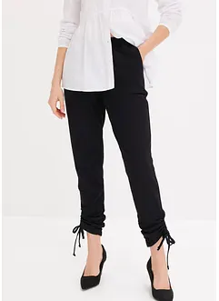 Pantalon en jersey froncé, bonprix