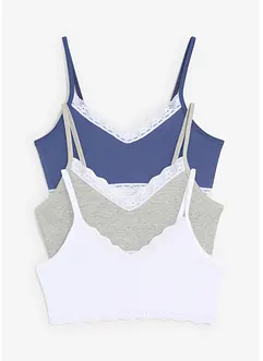 Lot de 3 brassières avec dentelle, bonprix