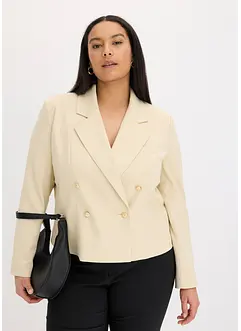 Blazer court avec boutons décoratifs, bonprix