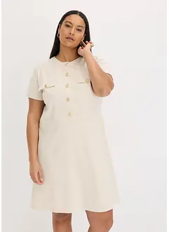 Robe courte avec jupe légèrement évasée, bonprix