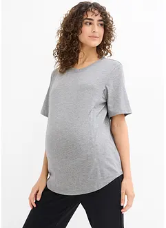 T-shirt de grossesse avec coton, fonction d'allaitement discrète, bonprix