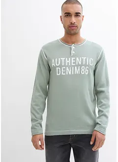 Pull en fine maille 100% coton, bonprix