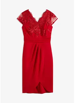 Robe courte à dentelle, bonprix