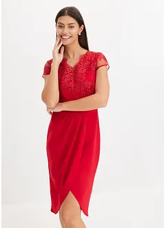 Robe courte à dentelle, bonprix