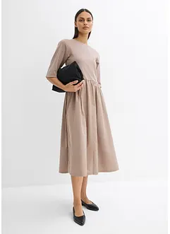Robe midi 100% coton, bonprix
