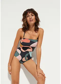 Maillot 1 pièce sculptant, maintien léger, bonprix