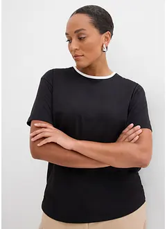 T-shirt avec détail contrastant, bonprix