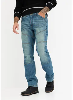 Jean droit regular en denim robuste, bonprix