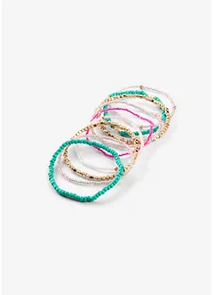 Lot de 10 bracelets, bonprix