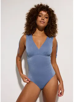 Maillot 1 pièce sculptant brillant, maintien léger, bonprix