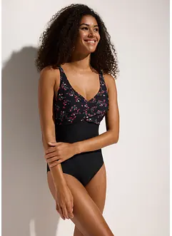 Maillot 1 pièce sculptant, maintien léger, bonprix