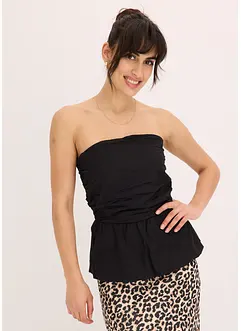 Blouse sans manches à base volumineuse, bonprix