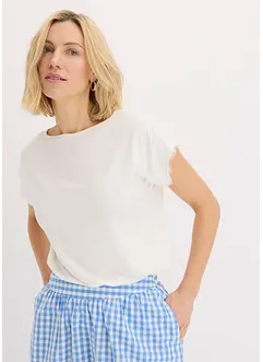 T-shirt à dentelle au crochet, bonprix