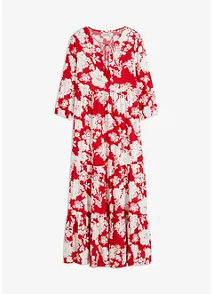 Robe longue imprimée en viscose fluide, bonprix
