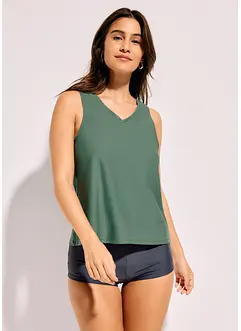 Tankini (ens. 3 pces) avec haut de bikini bandeau, bonprix