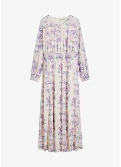 Robe longue en mesh imprimée, bonprix