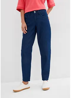 Jean barrel taille mi-haute, bonprix