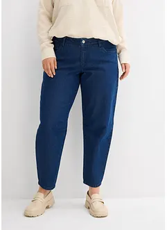 Jean barrel taille mi-haute, bonprix