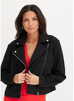 Veste cropped en suédine, bonprix