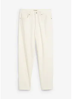 Jean mom taille haute, raccourci, peu extensible, bonprix