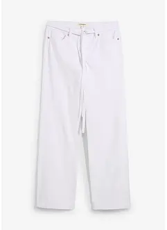 Jean large, taille mi-haute, ceinture, bonprix