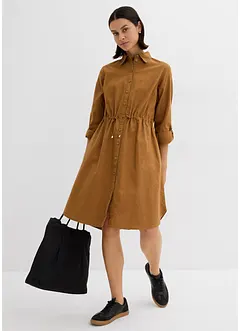 Robe-chemise en lin et coton, bonprix