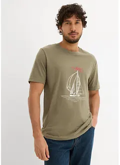 Lot de 2 T-shirts 100% coton, bonprix
