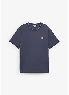 T-shirt aspect superposé avec écusson poitrine, bonprix