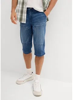 Long bermuda en jean, Regular, bonprix