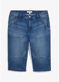 Long bermuda en jean, Regular, bonprix