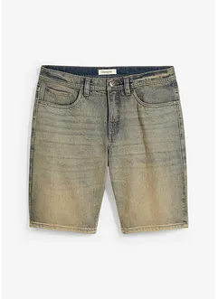 Bermuda en jean délavé effet sali, Regular, bonprix