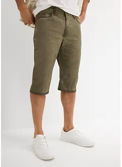 Bermuda long aspect délavé, Regular, bonprix