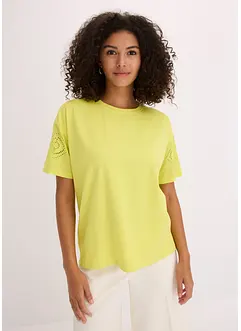 T-shirt avec broderies anglaises, bonprix