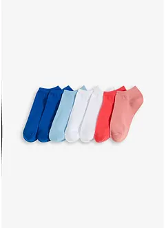 Lot de 7 paires de socquettes en coton majoritaire, bonprix
