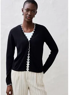 Gilet en fine maille contenant de la soie, bonprix
