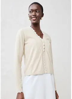 Gilet en fine maille contenant de la soie, bonprix