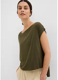 T-shirt oversize en viscose fluide, bonprix