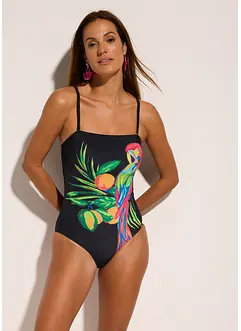 Maillot 1 pièce sculptant, maintien léger, bonprix