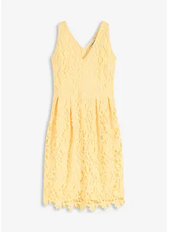 Robe en dentelle avec empiècement au crochet, bonprix