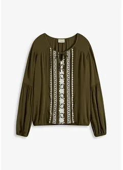 Blouse brodée, bonprix