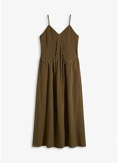 Robe longue orné d’œillets, bonprix