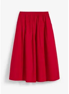 Jupe midi 100% coton, bonprix