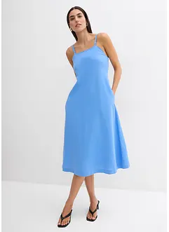 Robe bustier longueur midi en viscose mélangée, bonprix